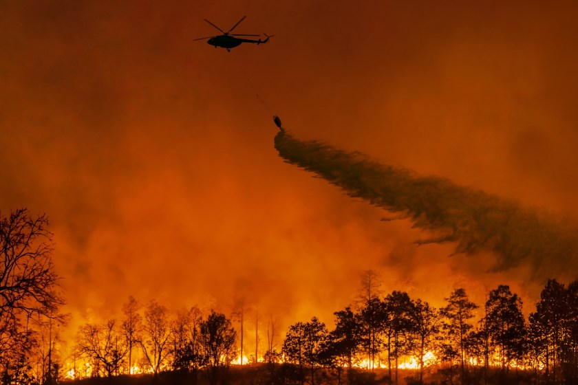 Wyoming Wildfire Continues To Burn As It Gets Close To Historic Lookout Post