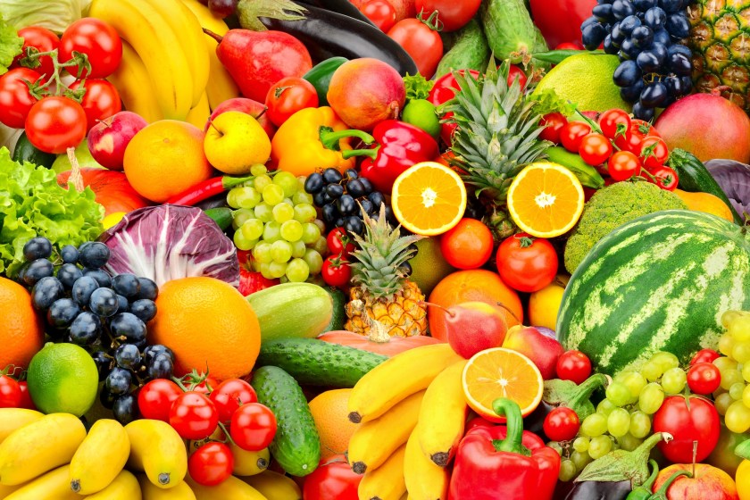 assorted fruits and veggies