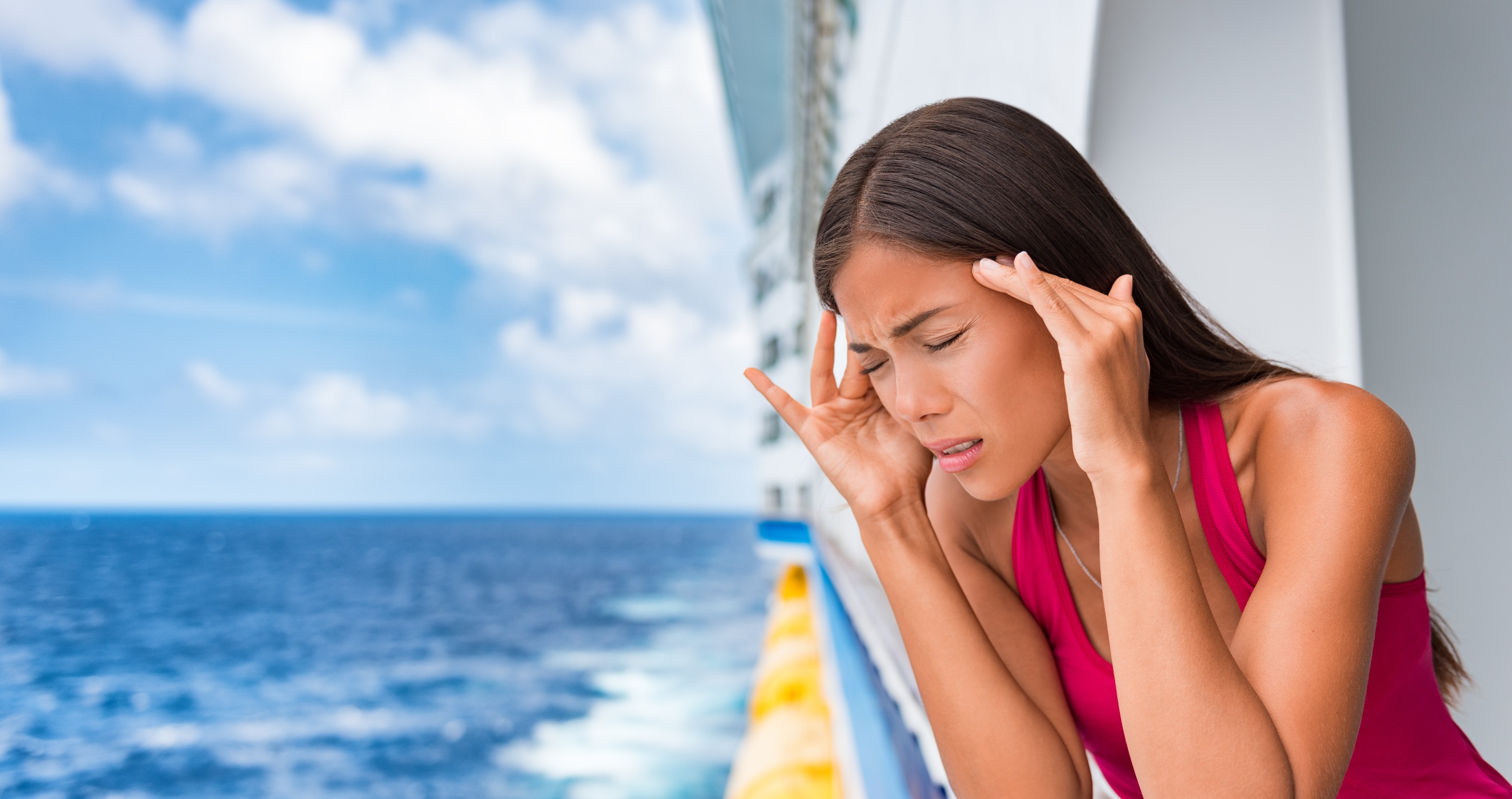 avoid getting sea sick on a cruise
