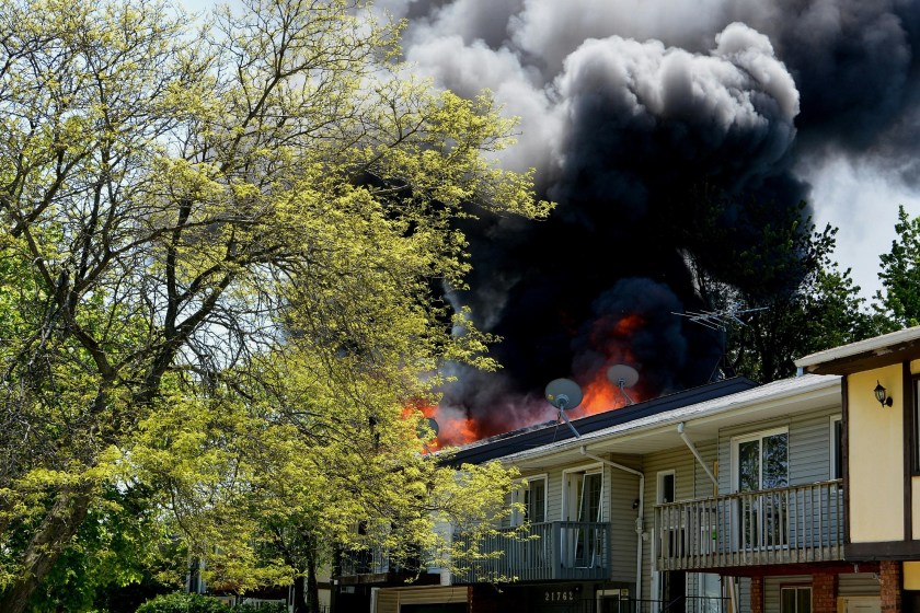 house fire