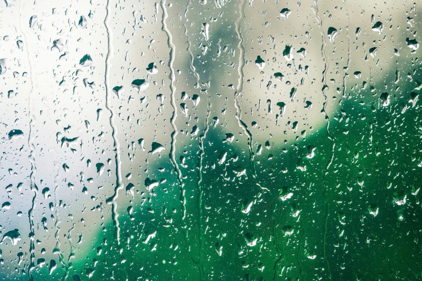 stay safe during a severe thunderstorm by staying away from windows
