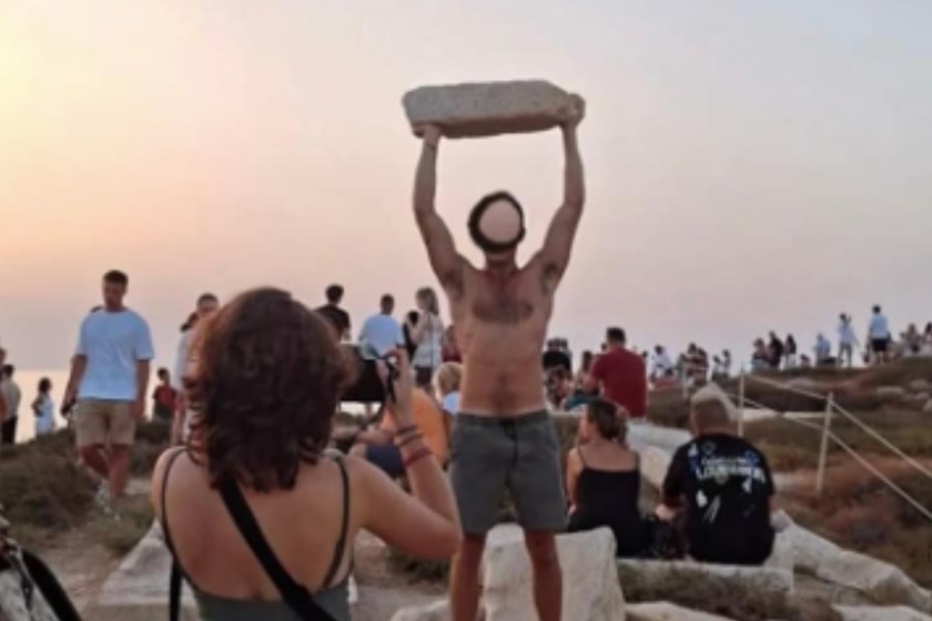 How A Tourist 'Crossed A Line' At Ancient Greek Site