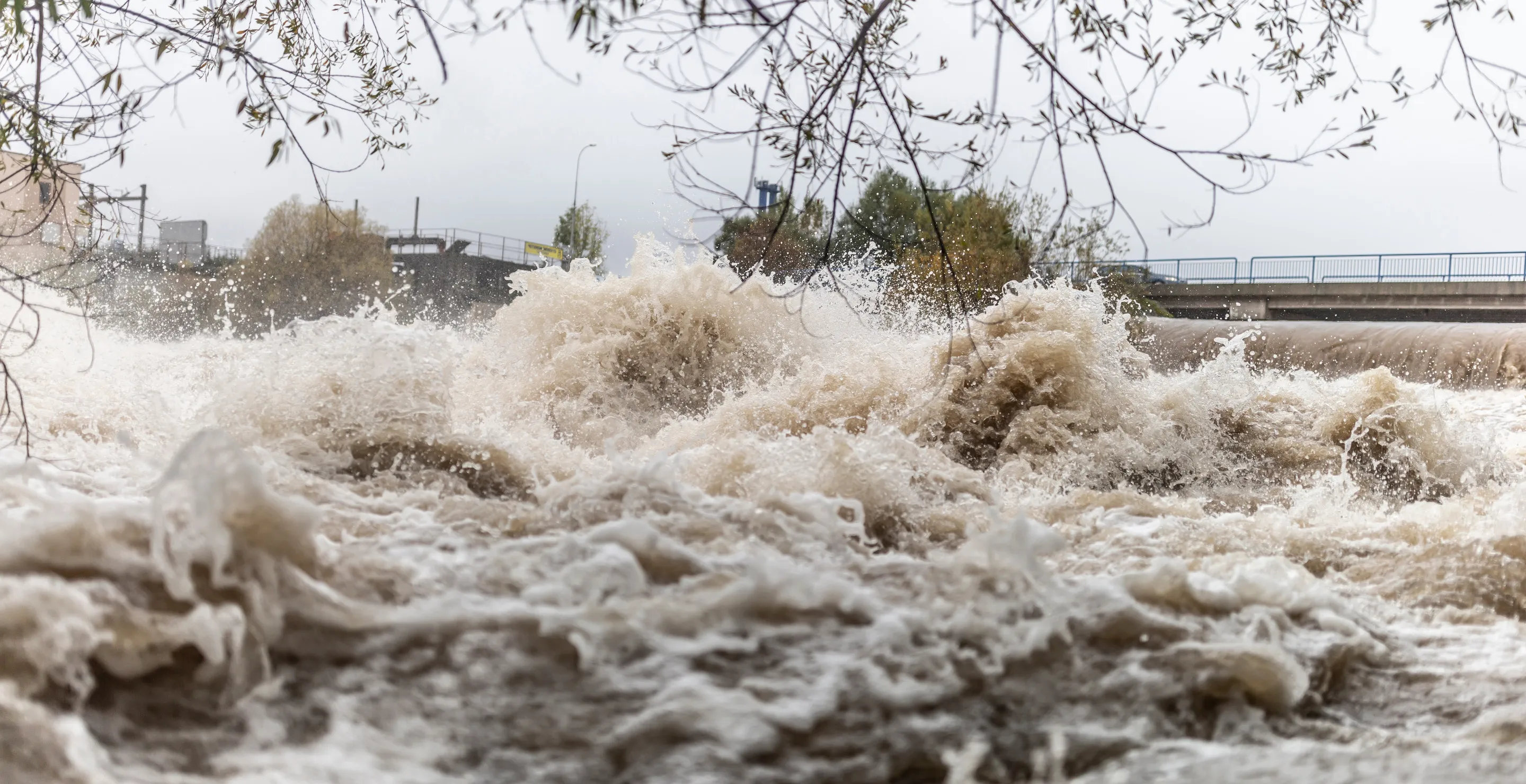 Man Begins Desperate Search For Wife After She's Swept Away In Flood